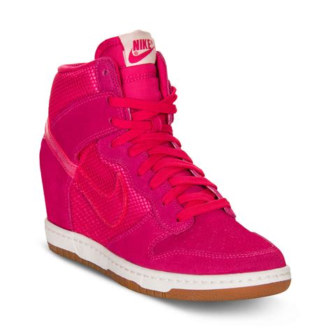 pink nike dunk sky hi print|wmns dunk sky hi shoes.